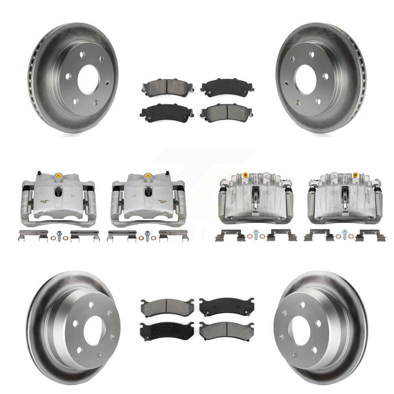 Transit Auto KCG-100818S Disc Brake Kit for 2007 Chevrolet Silverado 1500 Classic, GMC Sierra 1500 Classic - Front and Rear product image