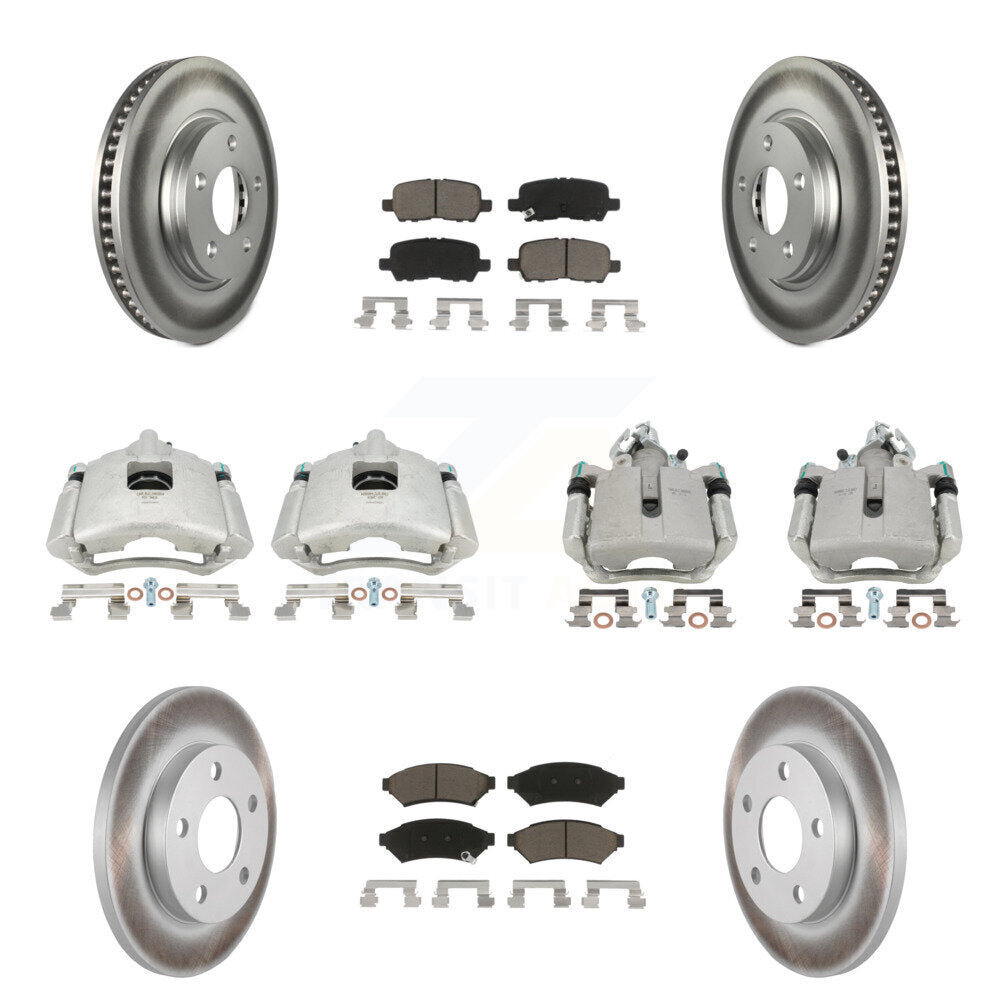 Transit Auto KCG-100819C Disc Brake Kit for 2005-2009 Buick Allure, Buick LaCrosse, Pontiac Grand Prix - Front and Rear product image
