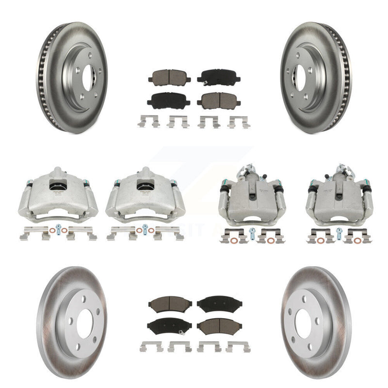 Transit Auto KCG-100819C Disc Brake Kit for 2005-2009 Buick Allure, Buick LaCrosse, Pontiac Grand Prix - Front and Rear product image