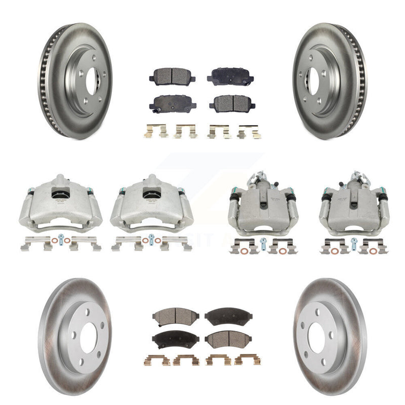 Transit Auto KCG-100819T Disc Brake Kit for 2005-2009 Buick Allure, Buick LaCrosse, Pontiac Grand Prix - Front and Rear product image