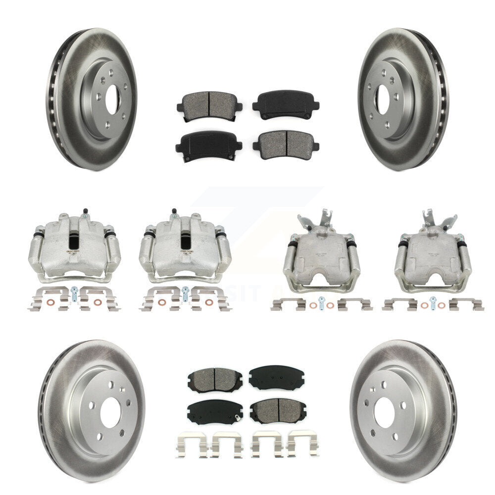 Transit Auto KCG-100820S Disc Brake Kit for 2014-2015 Chevrolet Malibu - Front and Rear product image