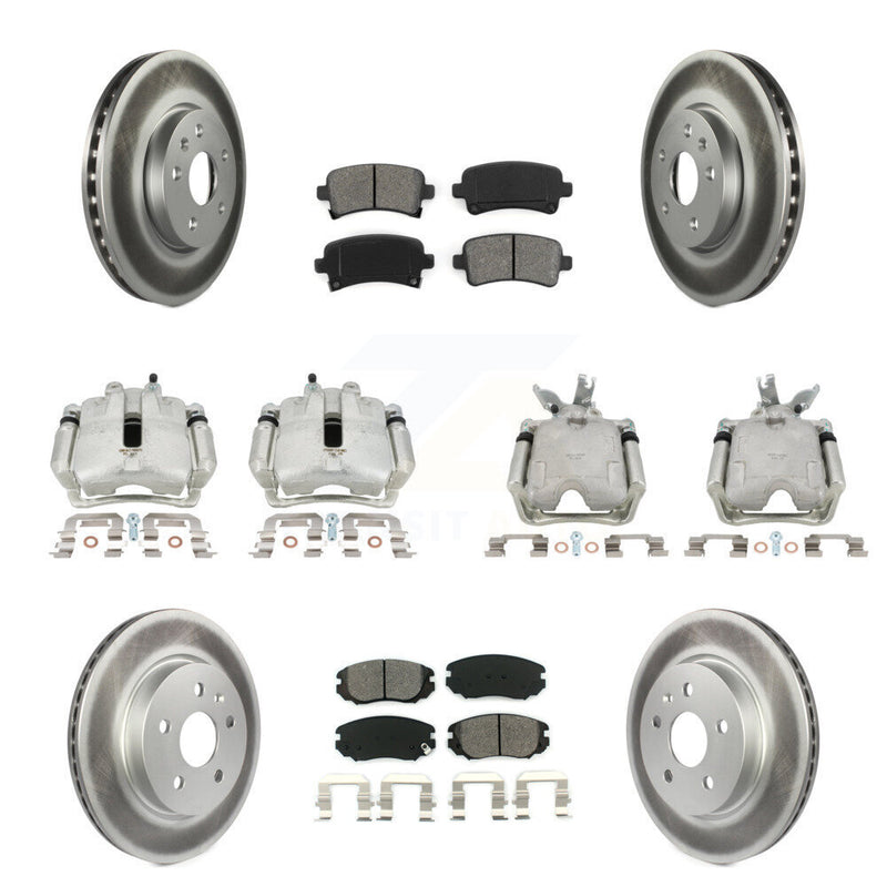 Transit Auto KCG-100820S Disc Brake Kit for 2014-2015 Chevrolet Malibu - Front and Rear product image