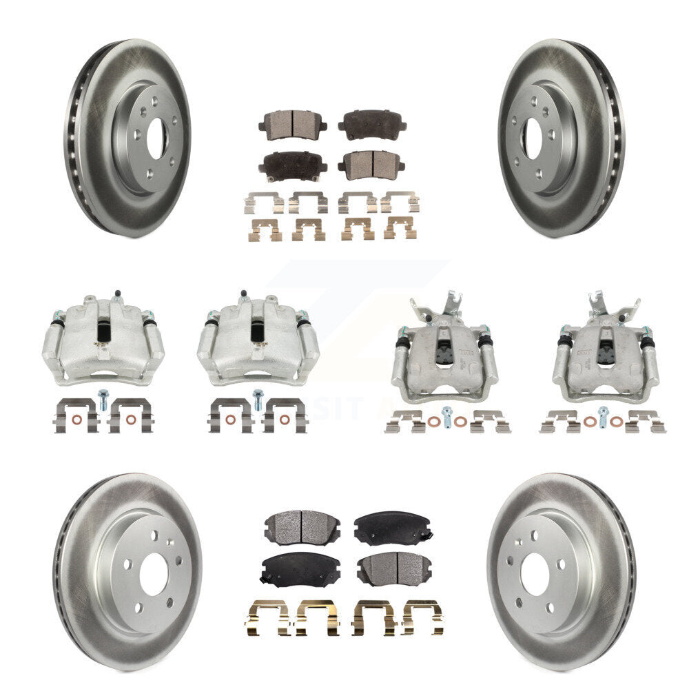 Transit Auto KCG-100820T Disc Brake Kit for 2016 Chevrolet Malibu Limited - Front and Rear product image