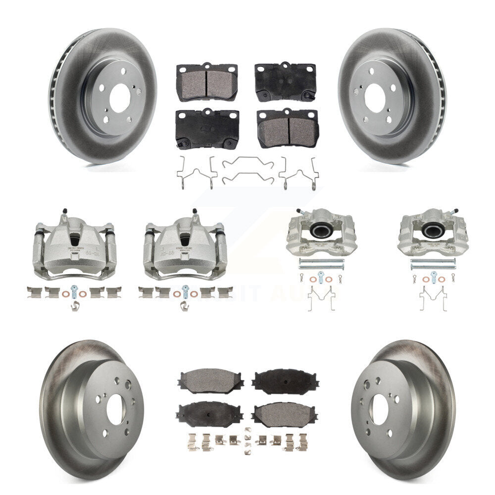Transit Auto KCG-100821P Disc Brake Kit for 2006-2009 Lexus IS250 - Front and Rear product image