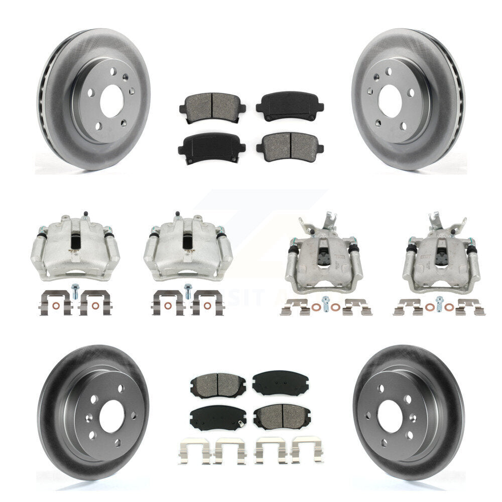 Transit Auto KCG-100821S Disc Brake Kit for 2014-2016 Chevrolet Malibu Limited, Chevrolet Malibu - Front and Rear product image