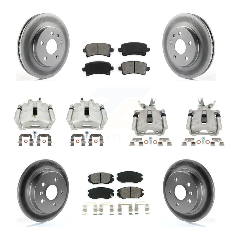 Transit Auto KCG-100821S Disc Brake Kit for 2014-2016 Chevrolet Malibu Limited, Chevrolet Malibu - Front and Rear product image