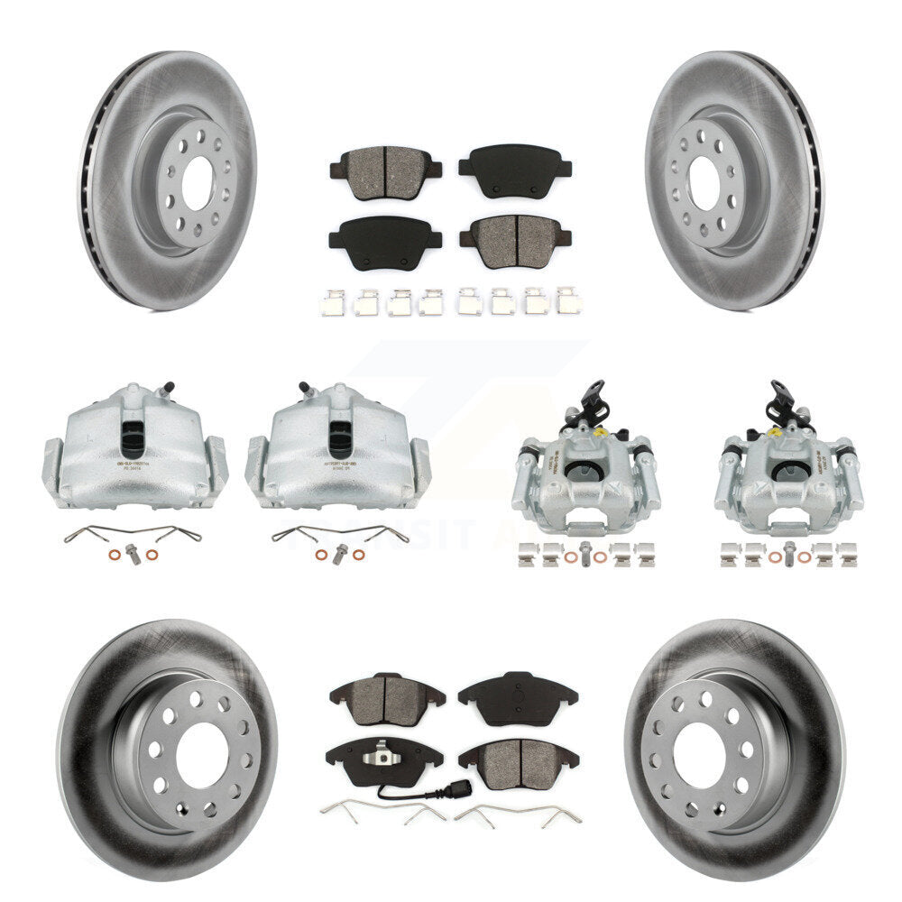 Transit Auto KCG-100824S Disc Brake Kit for 2012-2014 Volkswagen GTI - Front and Rear product image