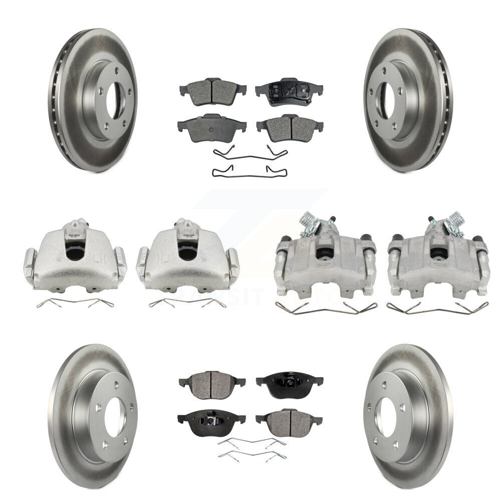 Transit Auto KCG-100824T Disc Brake Kit for 2005 Mazda 3 - Front and Rear product image