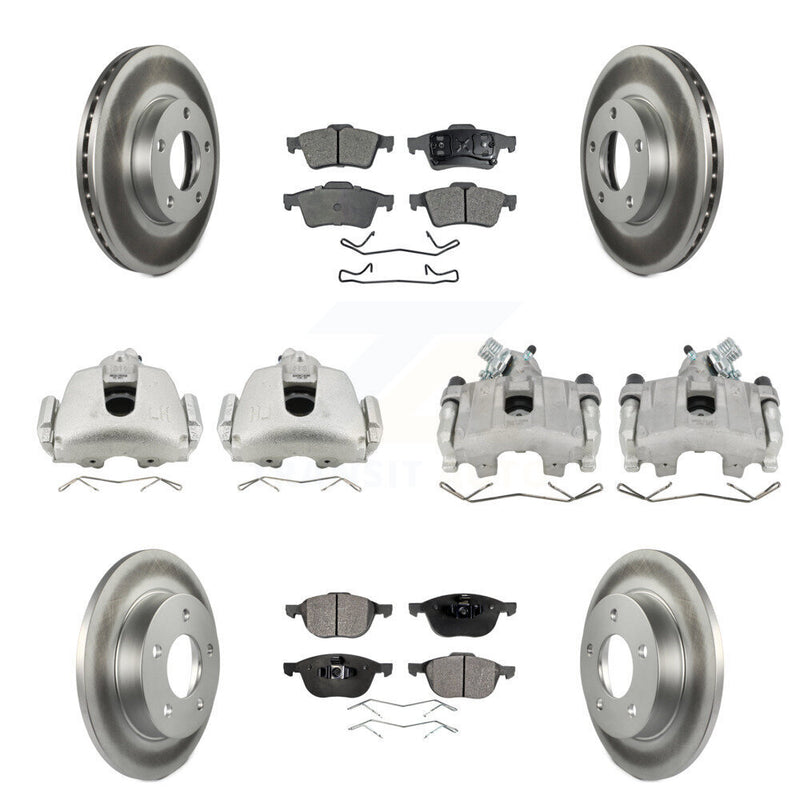 Transit Auto KCG-100824T Disc Brake Kit for 2005 Mazda 3 - Front and Rear product image