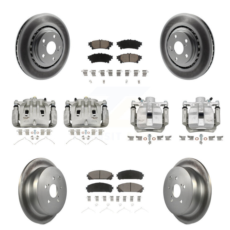 Transit Auto KCG-100826C Disc Brake Kit for 2010-2012 Lexus RX450h, Lexus RX350 - Front and Rear product image
