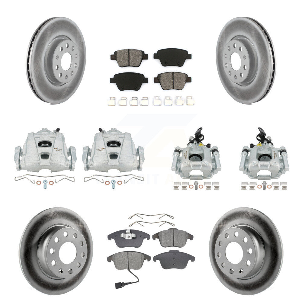 Transit Auto KCG-100826S Disc Brake Kit for 2012-2014 Volkswagen Passat - Front and Rear product image