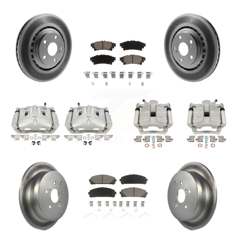 Transit Auto KCG-100827C Disc Brake Kit for 2013-2020 Toyota Highlander, Lexus RX350, Toyota Sienna - Front and Rear product image