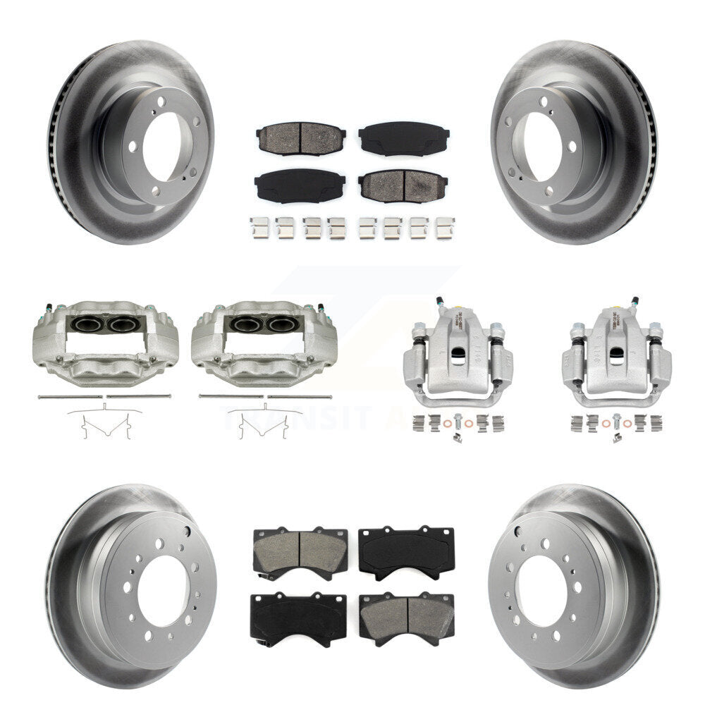 Transit Auto KCG-100827S Disc Brake Kit for 2007-2016 Toyota Sequoia, Toyota Tundra - Front and Rear product image