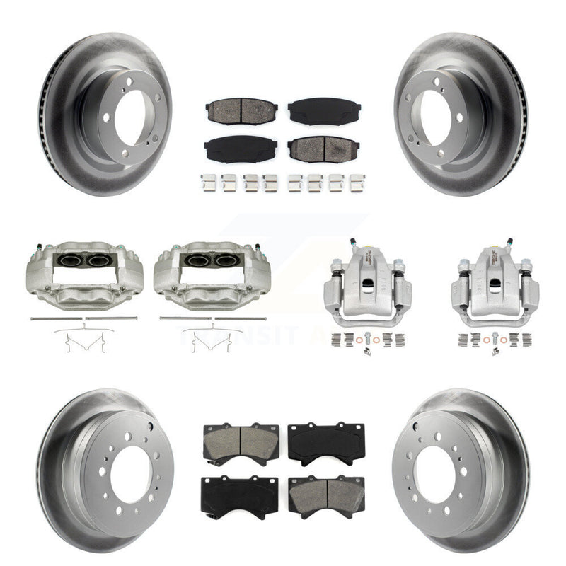 Transit Auto KCG-100827S Disc Brake Kit for 2007-2016 Toyota Sequoia, Toyota Tundra - Front and Rear product image