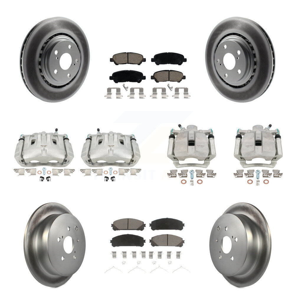Transit Auto KCG-100828C Disc Brake Kit for 2014 Toyota Highlander - Front and Rear product image