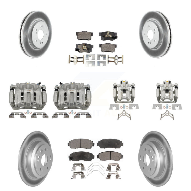 Transit Auto KCG-100828T Disc Brake Kit for 2012-2015 Honda Crosstour - Front and Rear product image