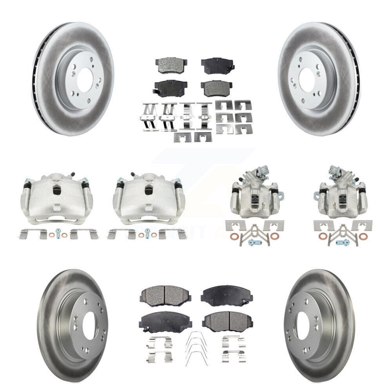 Transit Auto KCG-100829P Disc Brake Kit for 2012-2015 Acura ILX, Honda Civic - Front and Rear product image