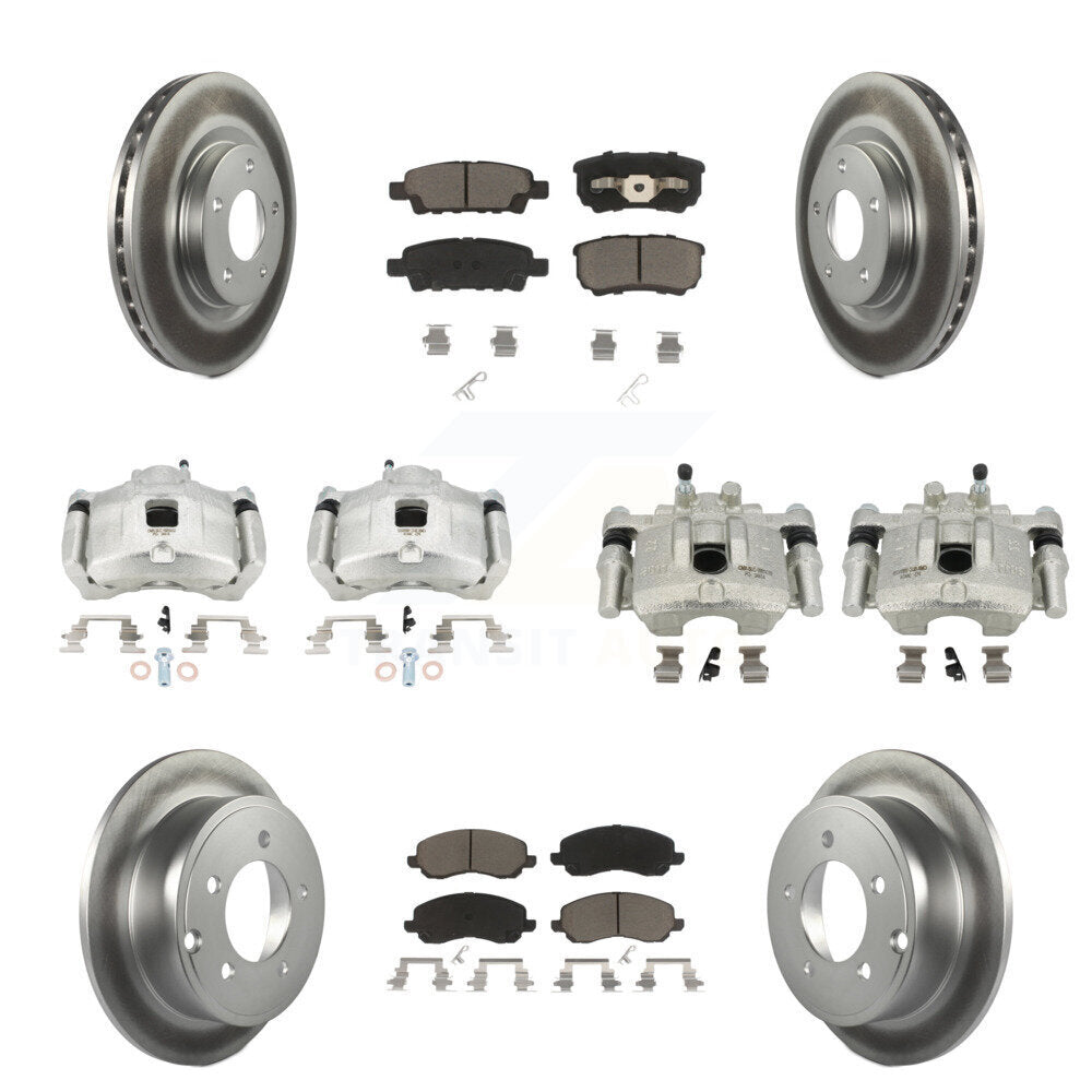 Transit Auto KCG-100830C Disc Brake Kit for 2007-2017 Chrysler 200, Dodge Caliber, Dodge Avenger & more - Front and Rear product image