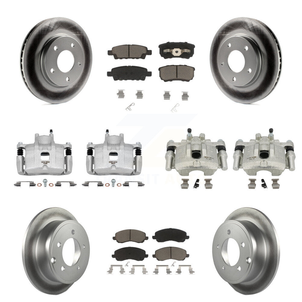 Transit Auto KCG-100831C Disc Brake Kit for 2008-2016 Mitsubishi Lancer - Front and Rear product image