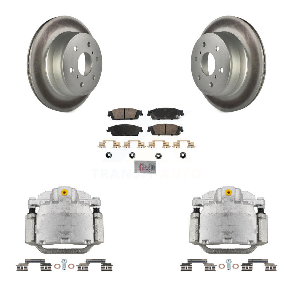 Transit Auto KCG-100831N Disc Brake Kit for 2014-2020 Chevrolet Suburban, Chevrolet Silverado 1500 LD, GMC Sierra 1500 Limited & more - Rear product image