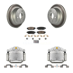 Transit Auto KCG-100831N Disc Brake Kit for 2014-2020 Chevrolet Suburban, Chevrolet Silverado 1500 LD, GMC Sierra 1500 Limited & more - Rear product image
