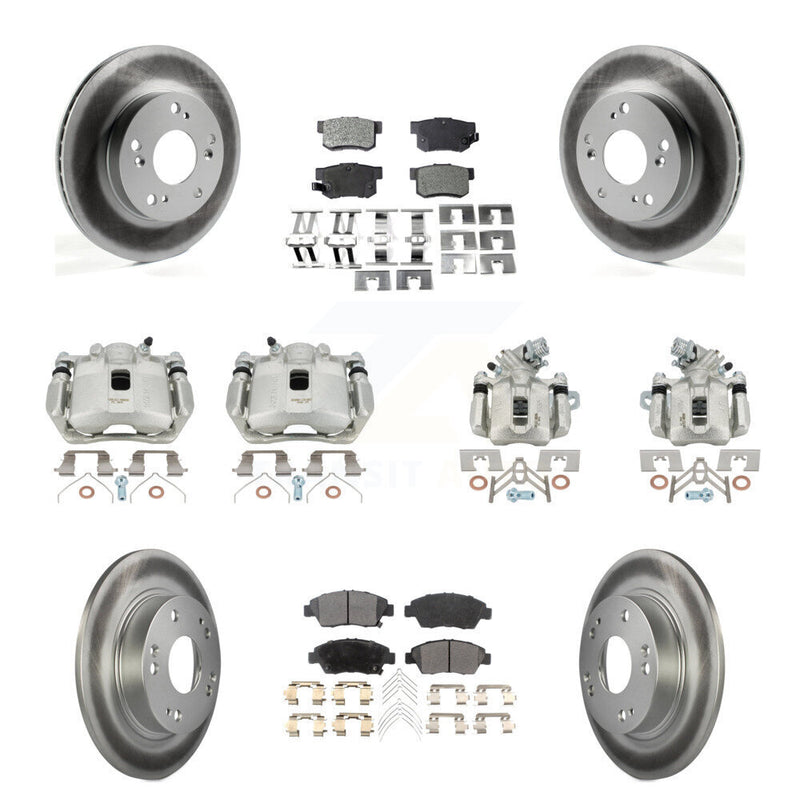 Transit Auto KCG-100831P Disc Brake Kit for 2013-2015 Acura ILX - Front and Rear product image