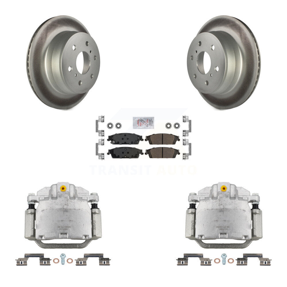Transit Auto KCG-100832N Disc Brake Kit for 2014-2020 Chevrolet Suburban, Chevrolet Silverado 1500 LD, GMC Sierra 1500 Limited & more - Rear product image