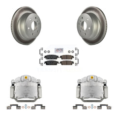 Transit Auto KCG-100832N Disc Brake Kit for 2014-2020 Chevrolet Suburban, Chevrolet Silverado 1500 LD, GMC Sierra 1500 Limited & more - Rear product image