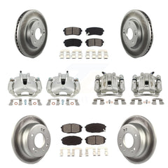 Transit Auto KCG-100832S Disc Brake Kit for 2009-2012 Hyundai Elantra - Front and Rear product image