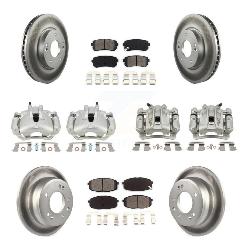 Transit Auto KCG-100832S Disc Brake Kit for 2009-2012 Hyundai Elantra - Front and Rear product image