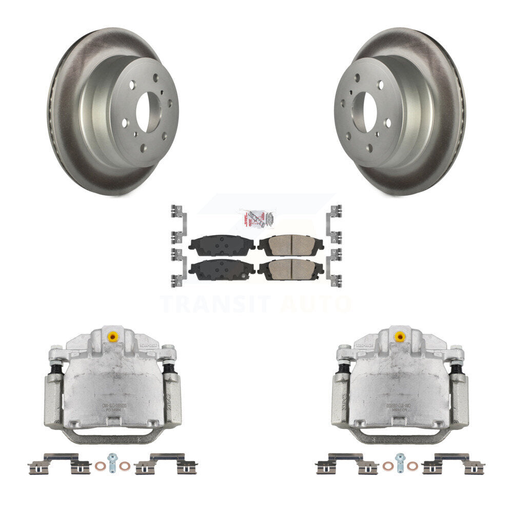 Transit Auto KCG-100833N Disc Brake Kit for 2014-2020 Chevrolet Suburban, Chevrolet Silverado 1500 LD, GMC Sierra 1500 Limited & more - Rear product image