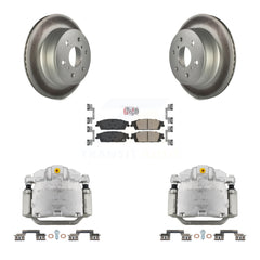 Transit Auto KCG-100833N Disc Brake Kit for 2014-2020 Chevrolet Suburban, Chevrolet Silverado 1500 LD, GMC Sierra 1500 Limited & more - Rear product image