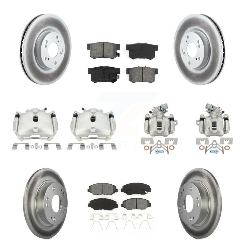 Transit Auto KCG-100833S Disc Brake Kit for 2012-2015 Acura ILX, Honda Civic - Front and Rear product image