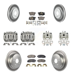 Transit Auto KCG-100833T Disc Brake Kit for 2007-2012 Acura RDX, Honda CR-V - Front and Rear product image