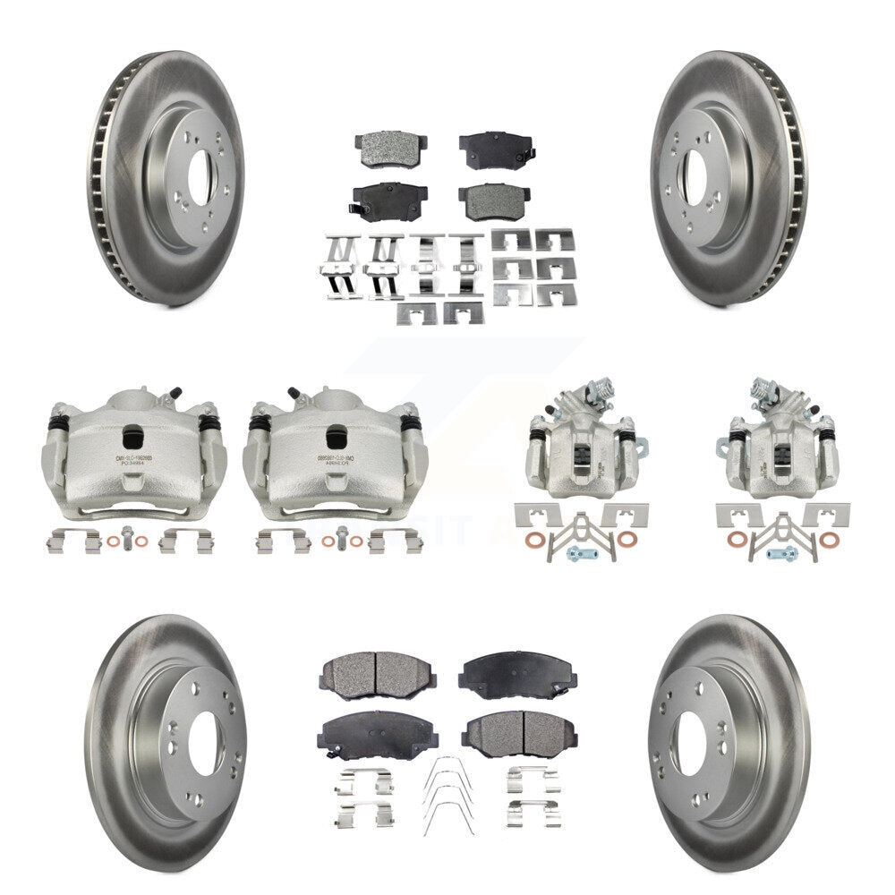 Transit Auto KCG-100834P Disc Brake Kit for 2015 Honda Civic - Front and Rear product image