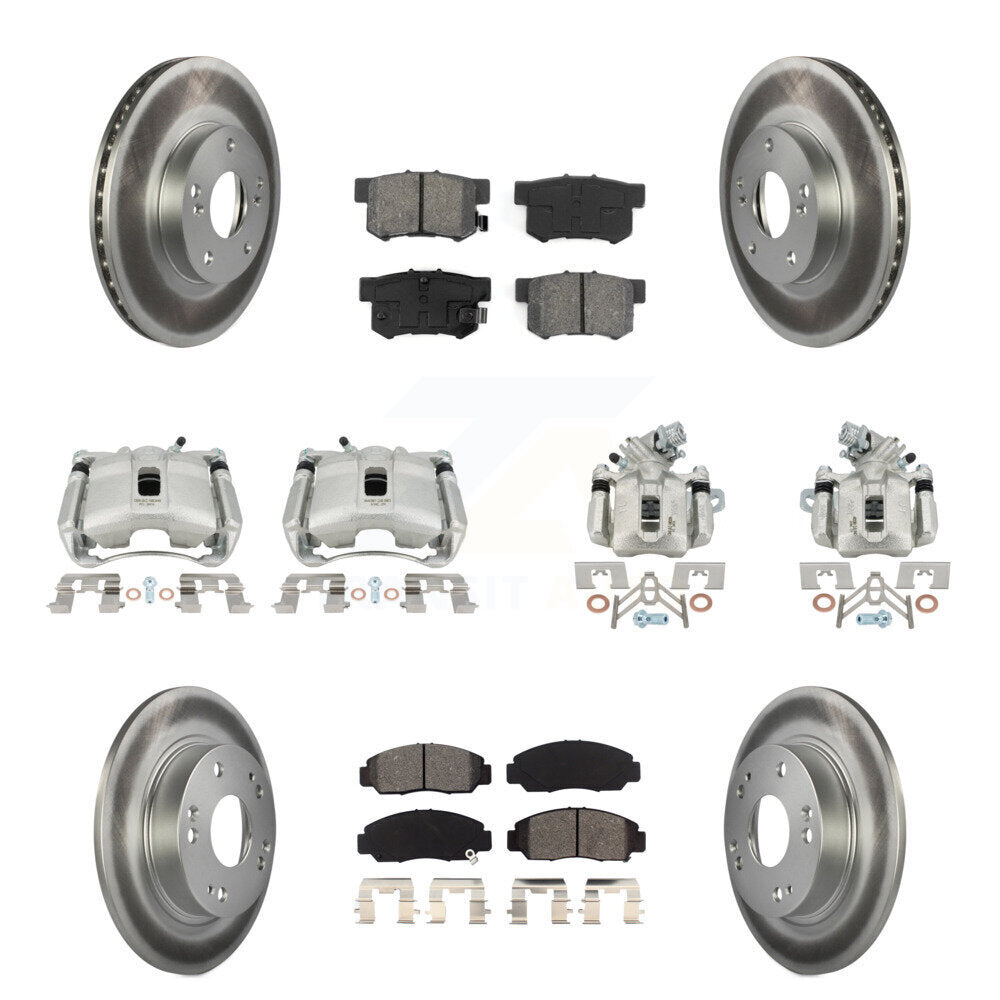 Transit Auto KCG-100834S Disc Brake Kit for 2006-2011 Acura CSX - Front and Rear product image