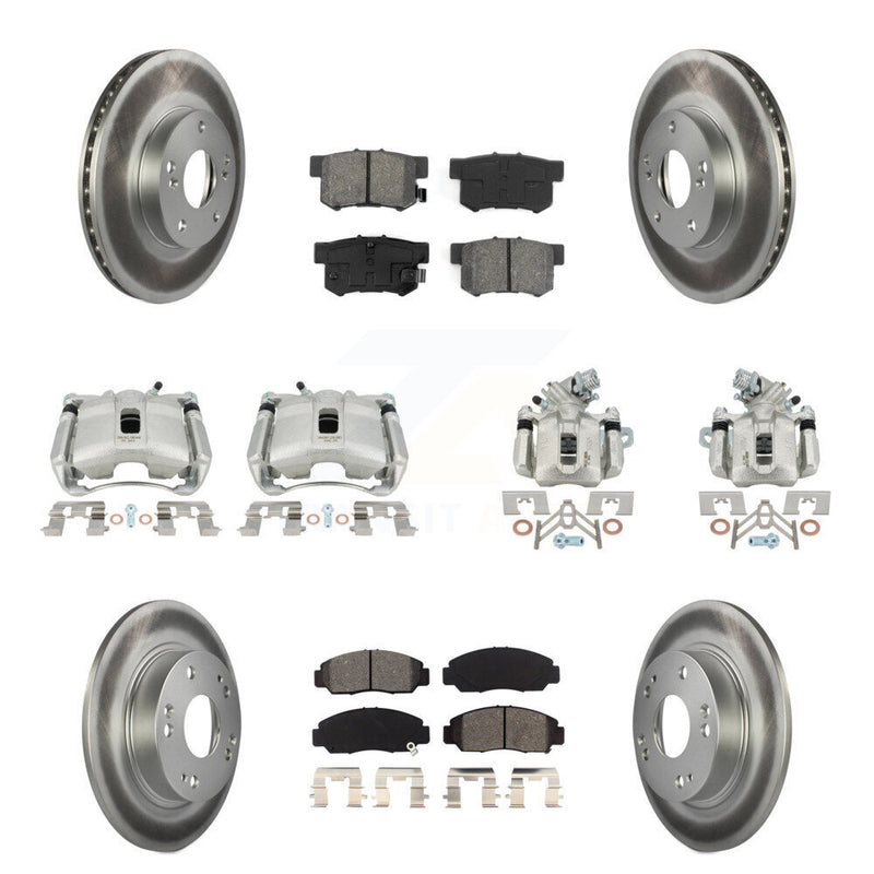 Transit Auto KCG-100834S Disc Brake Kit for 2006-2011 Acura CSX - Front and Rear product image