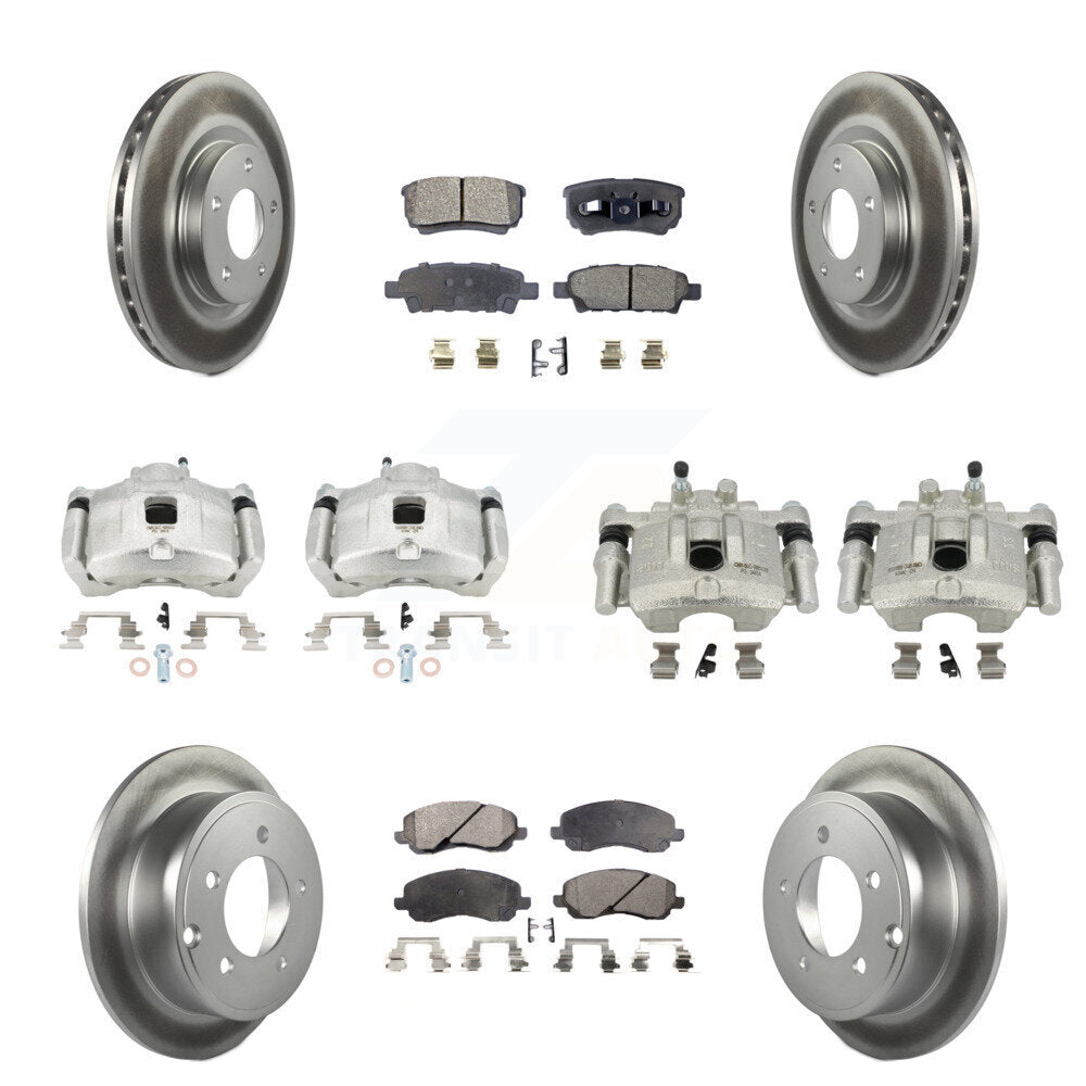 Transit Auto KCG-100834T Disc Brake Kit for 2007-2017 Chrysler 200, Dodge Caliber, Dodge Avenger & more - Front and Rear product image