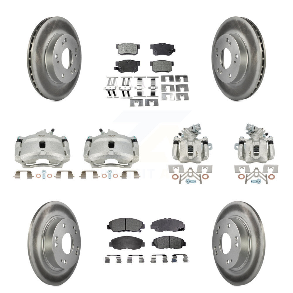 Transit Auto KCG-100835P Disc Brake Kit for 2006-2011 Honda Civic - Front and Rear product image