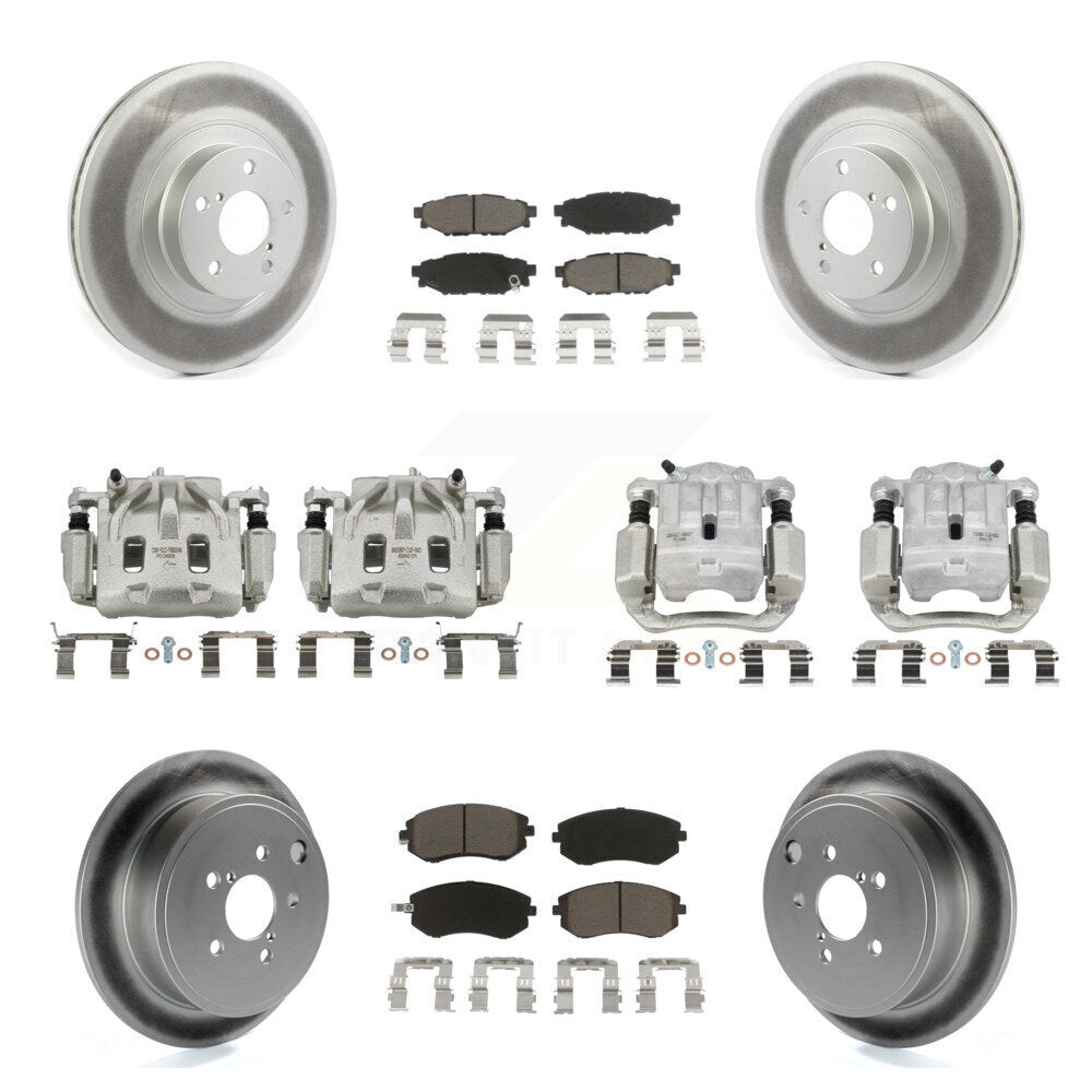 Transit Auto KCG-100837C Disc Brake Kit for 2012 Subaru Legacy - Front and Rear product image