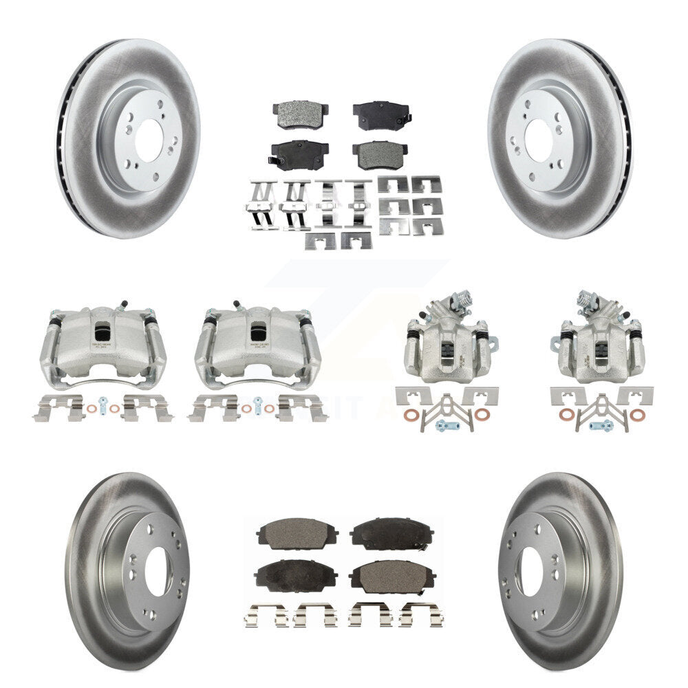 Transit Auto KCG-100837P Disc Brake Kit for 2007-2010 Acura CSX - Front and Rear product image
