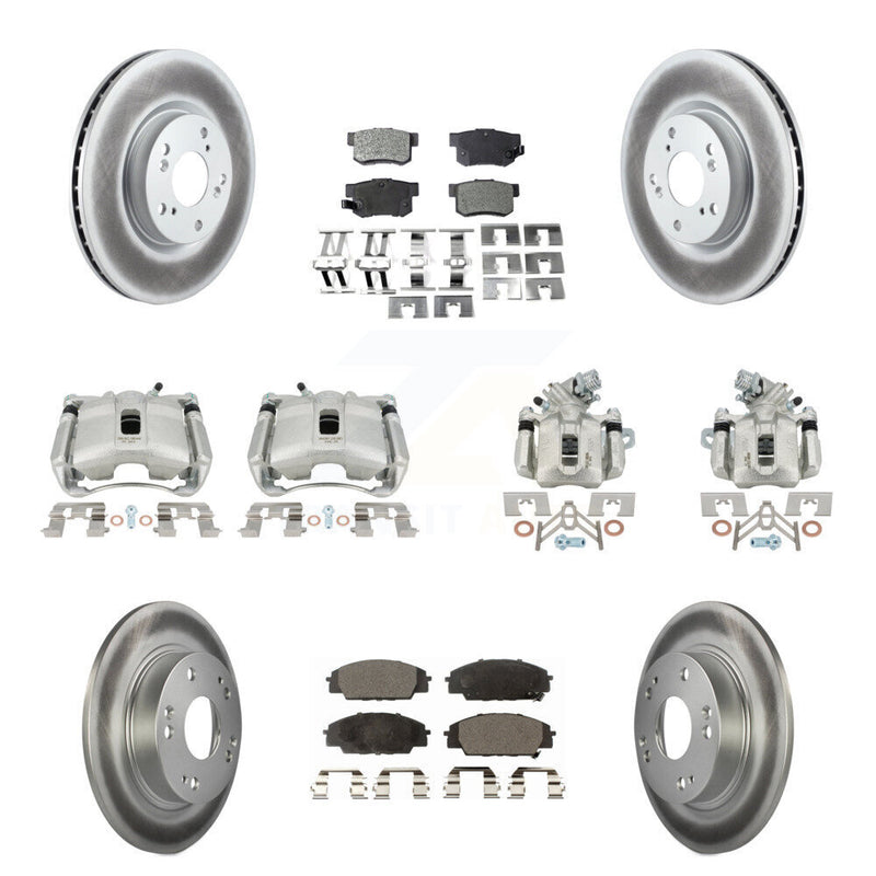 Transit Auto KCG-100837P Disc Brake Kit for 2007-2010 Acura CSX - Front and Rear product image