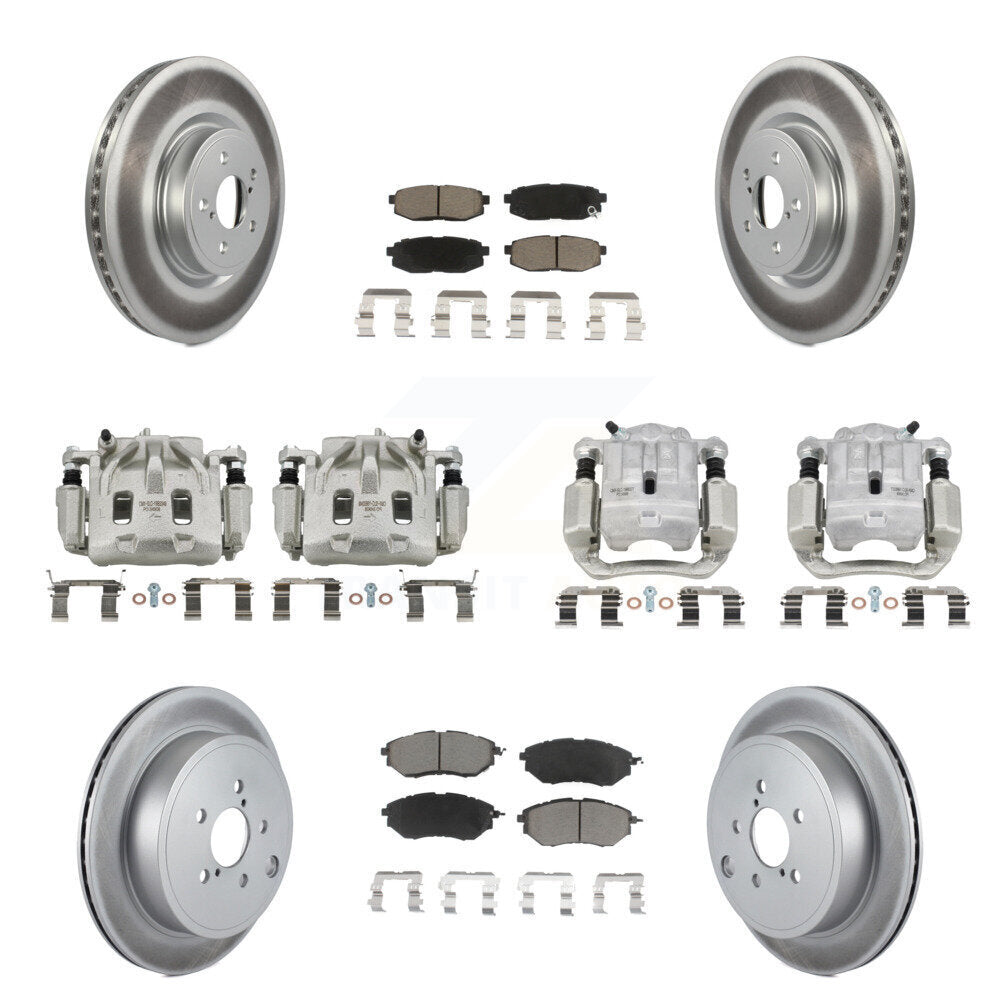 Transit Auto KCG-100838C Disc Brake Kit for 2010-2014 Subaru Legacy, Subaru Outback - Front and Rear product image