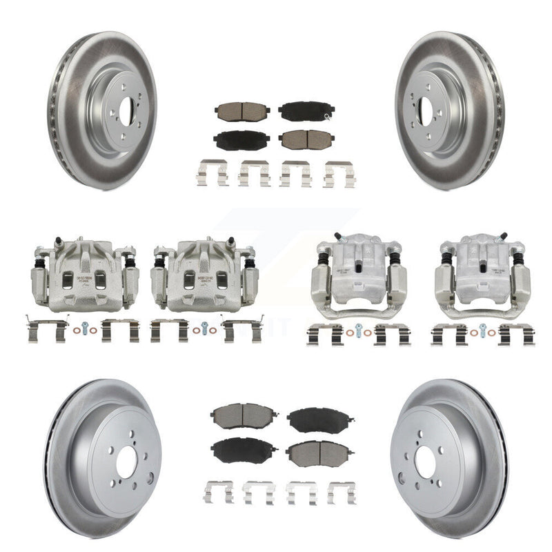 Transit Auto KCG-100838C Disc Brake Kit for 2010-2014 Subaru Legacy, Subaru Outback - Front and Rear product image