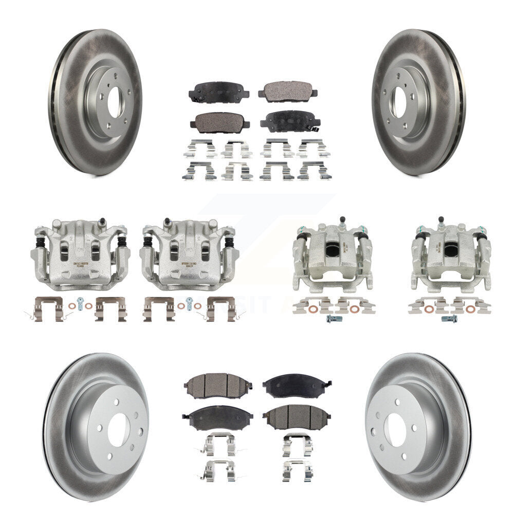 Transit Auto KCG-100838P Disc Brake Kit for 2010-2015 INFINITI Q40, INFINITI QX50, INFINITI EX37 & more - Front and Rear product image