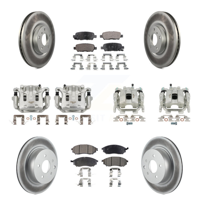 Transit Auto KCG-100838P Disc Brake Kit for 2010-2015 INFINITI Q40, INFINITI QX50, INFINITI EX37 & more - Front and Rear product image