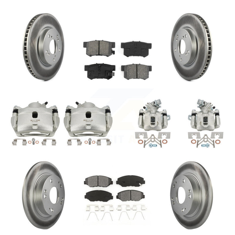 Transit Auto KCG-100838S Disc Brake Kit for 2015 Honda Civic - Front and Rear product image
