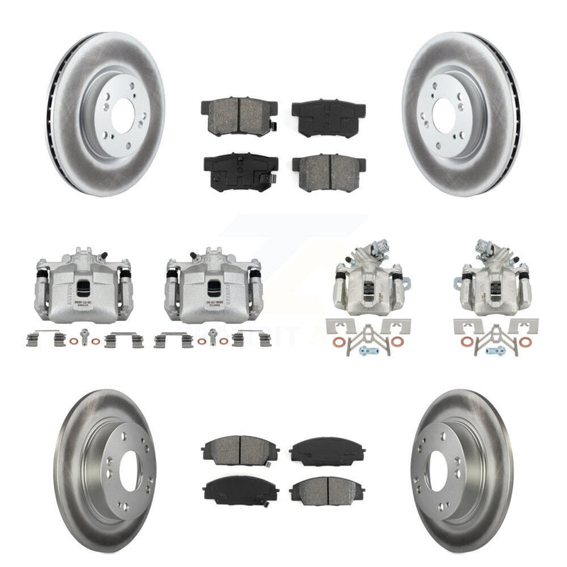 Transit Auto KCG-100839S Disc Brake Kit for 2006-2008 Honda Civic - Front and Rear product image