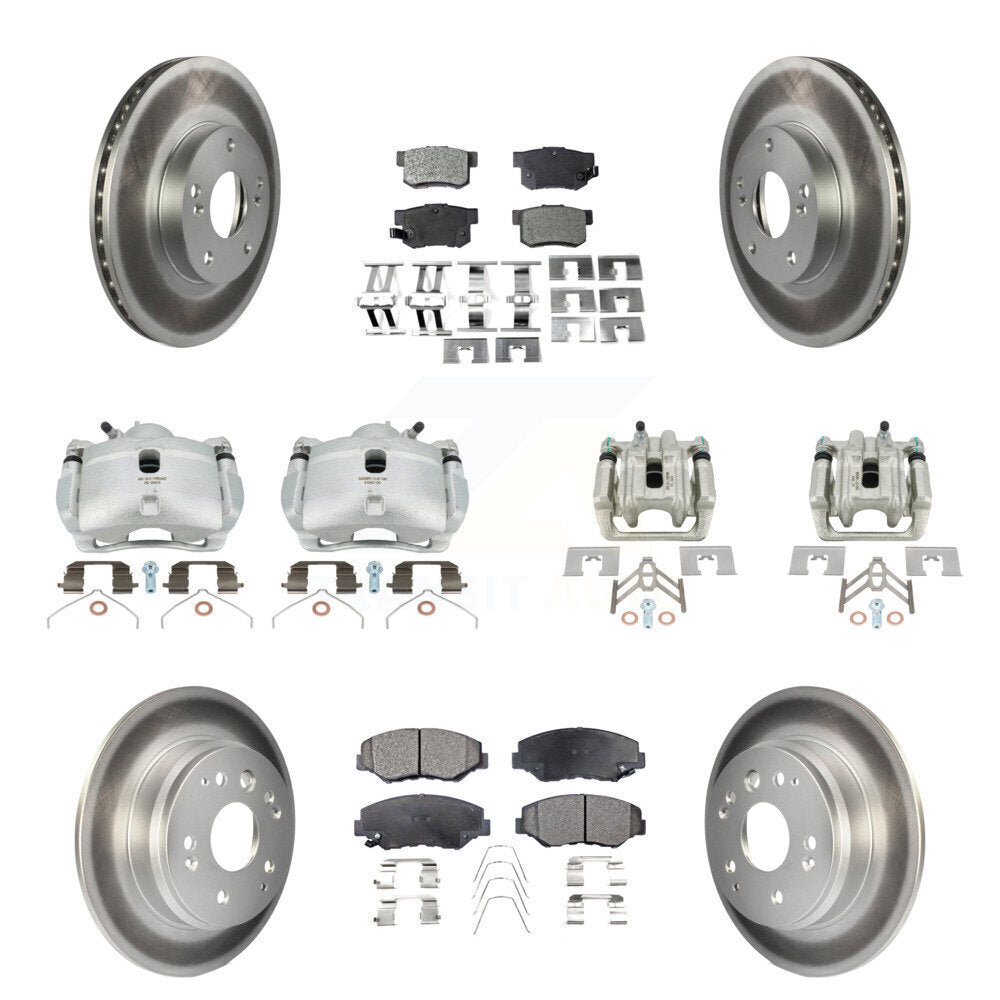 Transit Auto KCG-100839T Disc Brake Kit for 2003-2011 Honda Element - Front and Rear product image