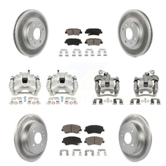 Transit Auto KCG-100840C Disc Brake Kit for 2012-2016 Hyundai Accent - Front and Rear product image